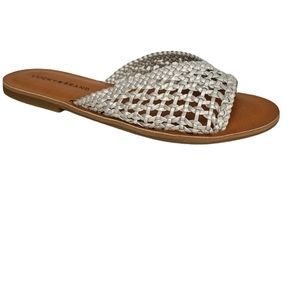 Lucky Brand woven slip-on sandals